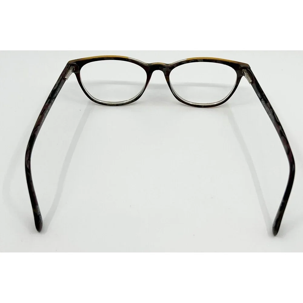 Link Occhiali Eyeglasses Women Brown Tortoise Full Rim 7175 C57 53-16-140